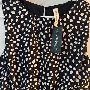 Vanilla Bay Black and White Patterned Dress